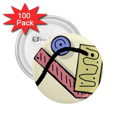 Decorative abstraction 2.25  Buttons (100 pack) 