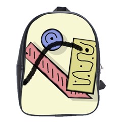 Decorative abstraction School Bags(Large) 