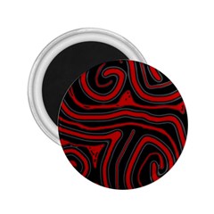 Red And Black Abstraction 2 25  Magnets by Valentinaart