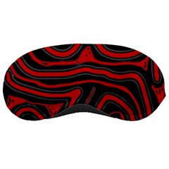 Red And Black Abstraction Sleeping Masks by Valentinaart