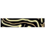 Brown elegant abstraction Flano Scarf (Small) Back