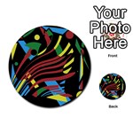 Colorful decorative abstrat design Multi-purpose Cards (Round)  Front 21