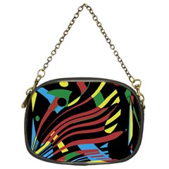 Colorful Decorative Abstrat Design Chain Purses (two Sides)  by Valentinaart