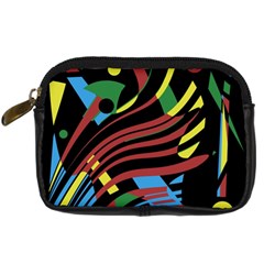 Colorful Decorative Abstrat Design Digital Camera Cases by Valentinaart