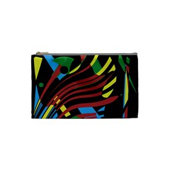 Colorful Decorative Abstrat Design Cosmetic Bag (small)  by Valentinaart