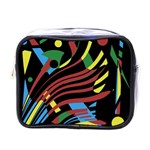 Colorful decorative abstrat design Mini Toiletries Bags Front