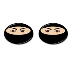 Ninja Cufflinks (Oval)