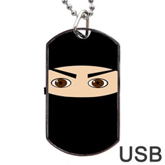 Ninja Dog Tag USB Flash (Two Sides) 