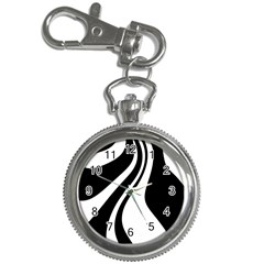 Black And White Pattern Key Chain Watches