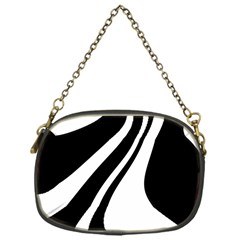 Black And White Pattern Chain Purses (one Side)  by Valentinaart