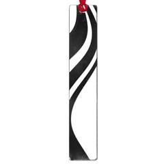 Black And White Pattern Large Book Marks by Valentinaart