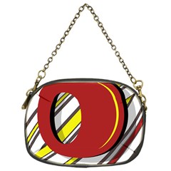 Red And Yellow Design Chain Purses (one Side)  by Valentinaart