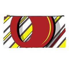 Red And Yellow Design Pencil Cases by Valentinaart