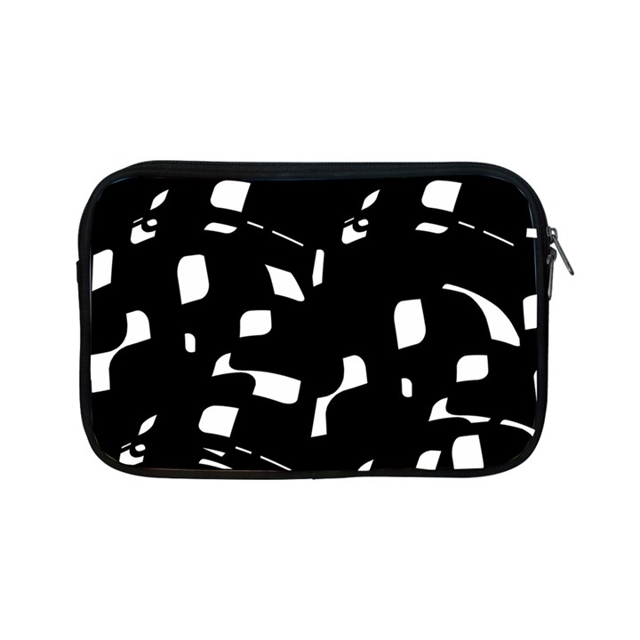 Black and white pattern Apple iPad Mini Zipper Cases