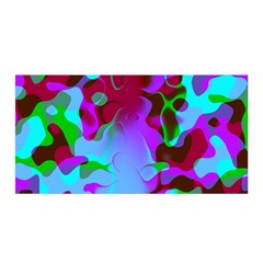 Modern Abstract Colorful Satin Wrap by tjustleft