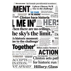Hillary 2016 Historic Headlines Flap Covers (l)  by blueamerica