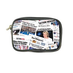 Hillary 2016 Historic Newspaper Collage Coin Purse by blueamerica