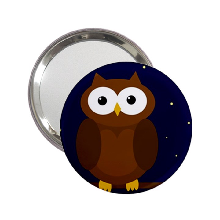 Cute owl 2.25  Handbag Mirrors