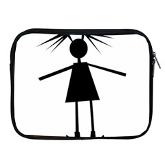 Teenage Girl Apple Ipad 2/3/4 Zipper Cases by Valentinaart