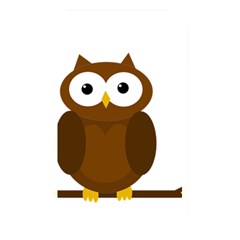 Cute Transparent Brown Owl Memory Card Reader by Valentinaart