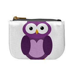 Purple transparetn owl Mini Coin Purses