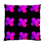 Purple flowers Standard Cushion Case (Two Sides) Back