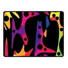 Colorful Pattern Fleece Blanket (small) by Valentinaart