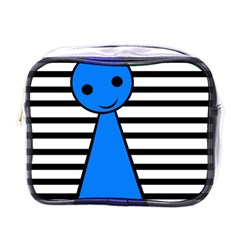 Blue Pawn Mini Toiletries Bags by Valentinaart