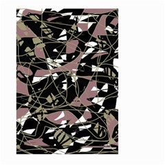 Artistic Abstract Pattern Large Garden Flag (two Sides) by Valentinaart