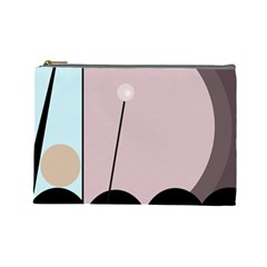 Abstract Design Cosmetic Bag (large)  by Valentinaart