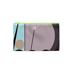 Abstract Design Cosmetic Bag (xs) by Valentinaart
