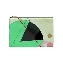 Decorative Abstract Design Cosmetic Bag (medium)  by Valentinaart