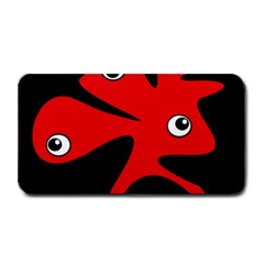 Red Amoeba Medium Bar Mats by Valentinaart