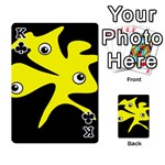 Yellow amoeba Playing Cards 54 Designs  Front - ClubK