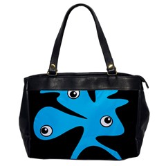 Blue Amoeba Office Handbags by Valentinaart
