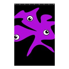 Purple Amoeba Shower Curtain 48  X 72  (small)  by Valentinaart