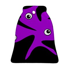 Purple Amoeba Ornament (bell)  by Valentinaart