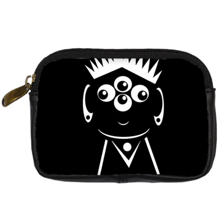 Black and white voodoo man Digital Camera Cases