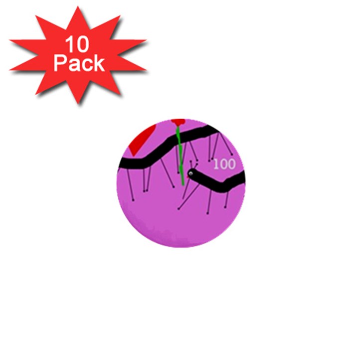 Centipedes 1  Mini Buttons (10 pack) 