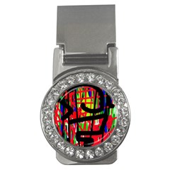 Colorful Abstraction Money Clips (cz)  by Valentinaart