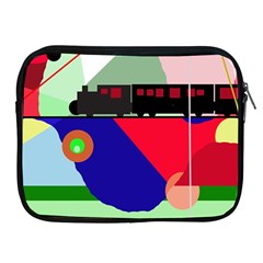 Abstract Train Apple Ipad 2/3/4 Zipper Cases by Valentinaart