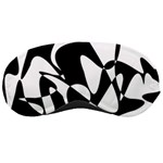 Black and white elegant pattern Sleeping Masks Front