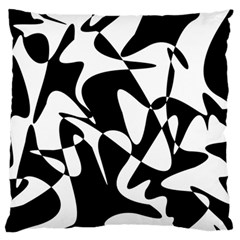 Black And White Elegant Pattern Standard Flano Cushion Case (one Side) by Valentinaart