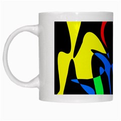 Colorful abstraction White Mugs