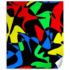 Colorful abstraction Canvas 8  x 10 