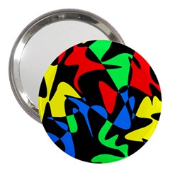 Colorful abstraction 3  Handbag Mirrors