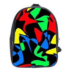 Colorful abstraction School Bags (XL) 