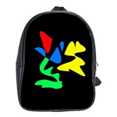 Colorful Abstraction School Bags(large)  by Valentinaart