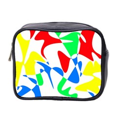 Colorful Abstraction Mini Toiletries Bag 2-side by Valentinaart