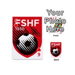 Crest Of The Albanian National Football Team Playing Cards 54 (Mini)  Front - Heart6